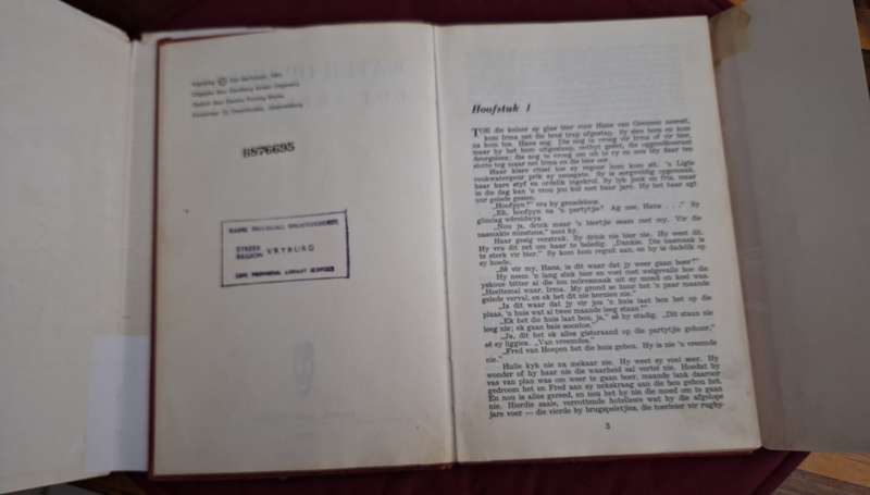 Water op Mispah-Dot Serfontein-1964 rare first edition. Afrikaans Text / Scarce