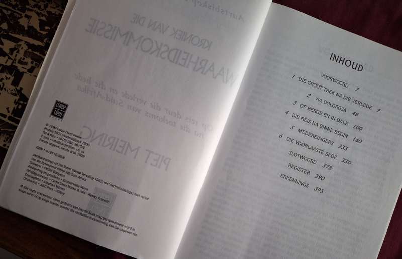 Kroniek van die WAARHEIDSKOMMISSIE-Piet Meiring-firdt edition 1999- Afrkaans Text Rare