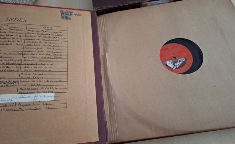 Gramophone His Master Voice -Set of 78 speed records (12)Aria's by various  renowned/Sopranos/Opera