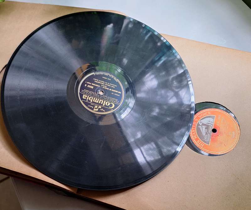 Gramophone His Master Voice -Set of 78 speed records (12)Aria's by various  renowned/Sopranos/Opera