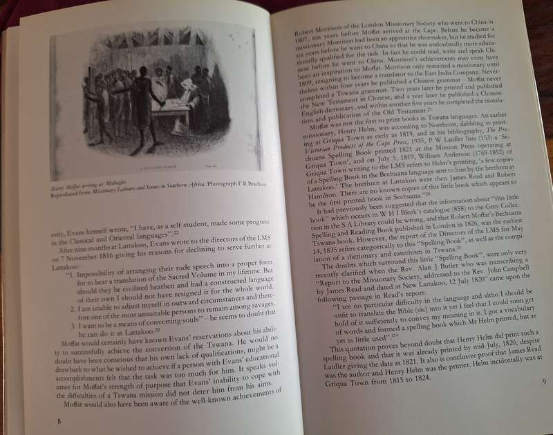 FR BRADLOW-Printing for Africa (Story of Robert Moffatt) 1987 first edition limited print. English.