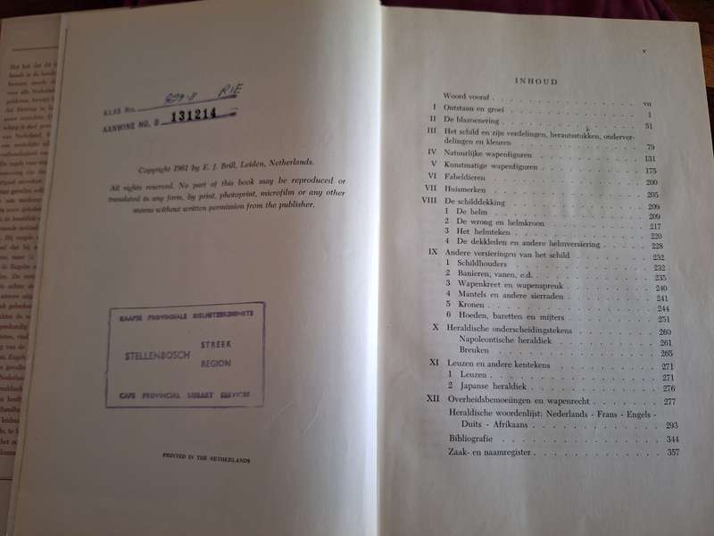 C PAMA-Rietsyap's HANDBOEK der WAPENHUNDE-1961-Dutch