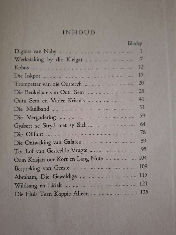 TOON VD HEEVER-Gerwe uit die erfpag van Skoppensboer-4th print-1947/Afrikaans text. Short Stories
