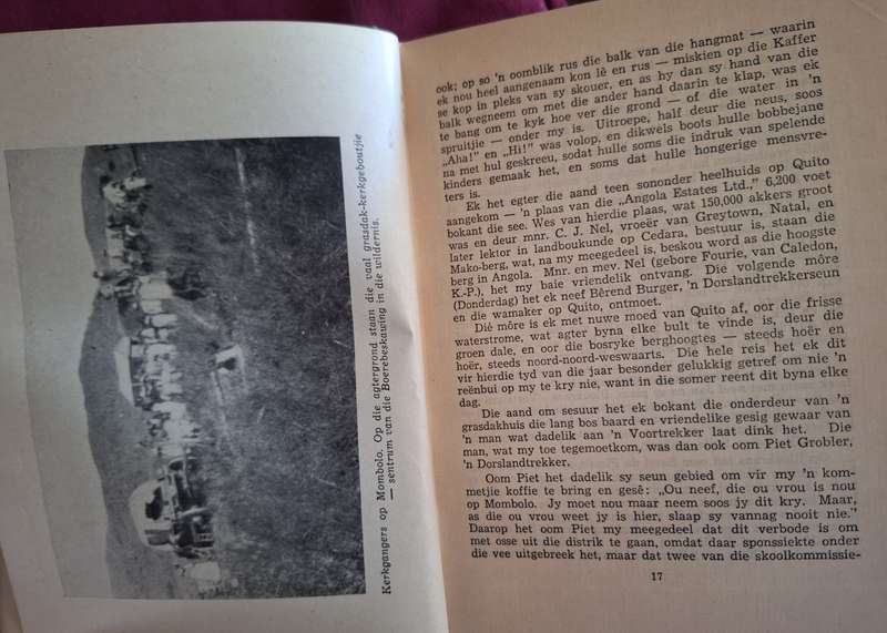 J ALBERT COETZEE-Dorsland -Avontuur-1942 First edition-Scarce- Afrikaans Text