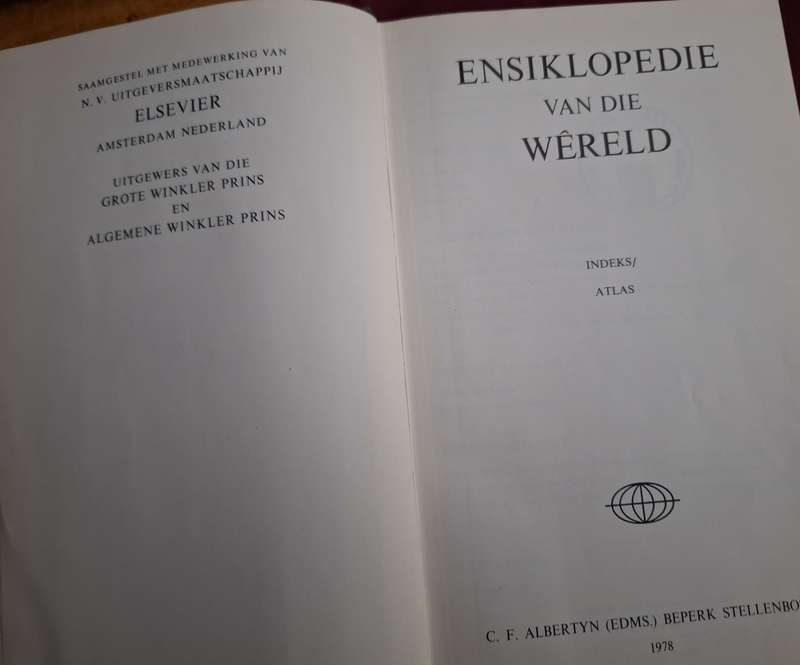 Ensiklopedie van die wereld - Indeks/Atlas-1978