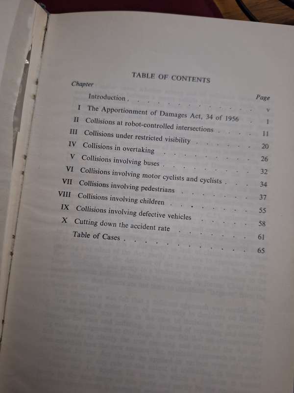 JLBUCHANAN-Liability in Motor Cases-1973 first edition very rare. English Text. Law