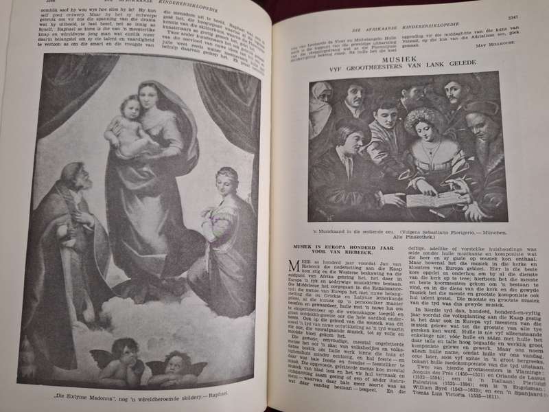 DIE AFRIKAANSE KINDERENSIKLOPEDIE-Dr CF Albertyn. Scarce. Afrikaans Text.