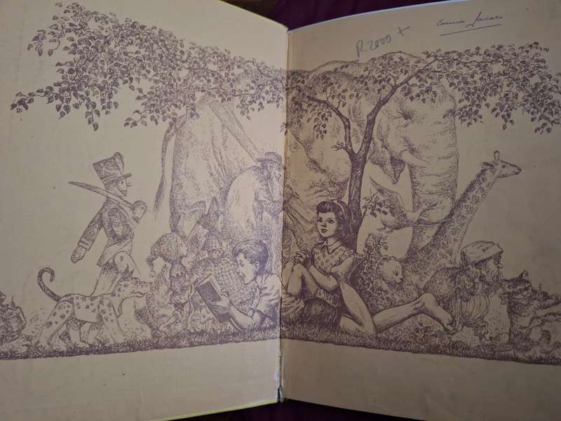 KLEUTER-VERSEBOEK deur DJ Opperman. 1957. Afrikaanse text. rare. First Edition.