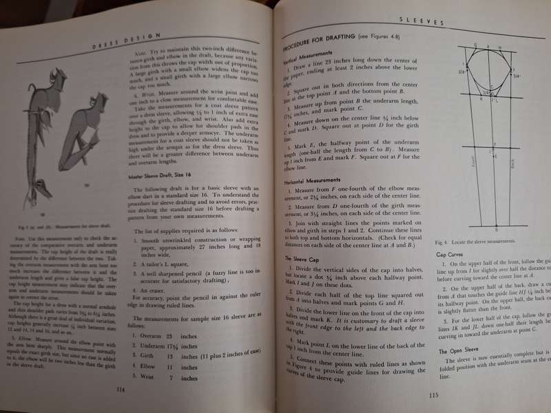 DRESS DESIGN Draping & Flat pattern making.1948. First edition. English text.