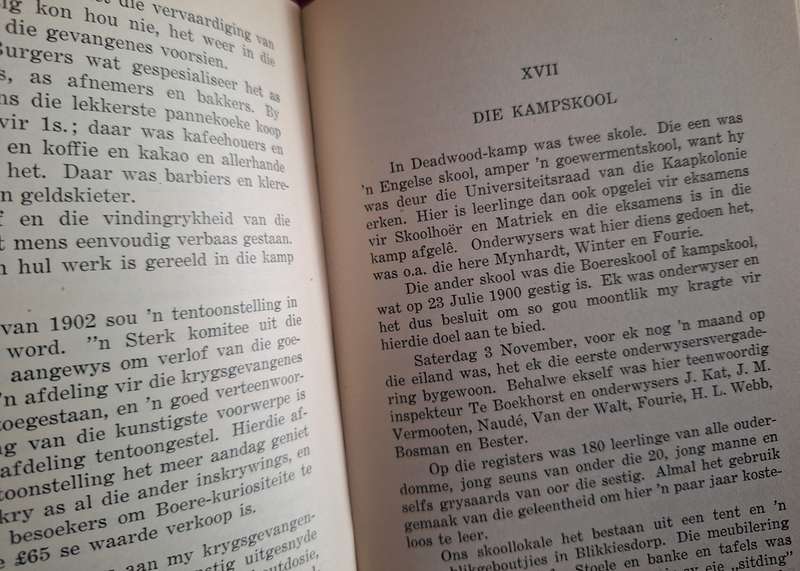 HERMAN SCHOLTEMEIJER- Die balling oor die see. Boer War prisoner. 1949 first edition.