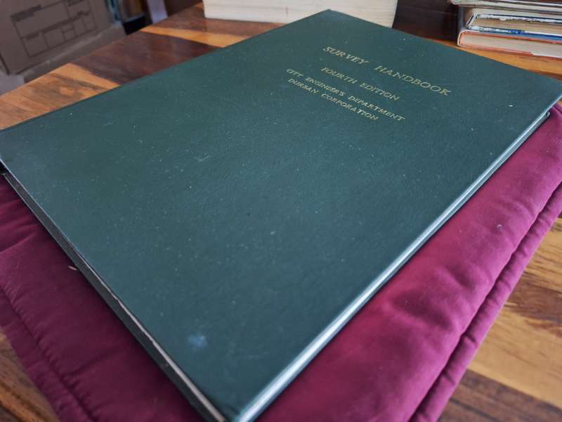 DURBAN SURVEY HANDBOOK 4TH EDITION City engineer's dept Durban corporation/1980