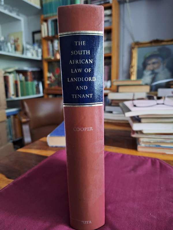 THE SOUTH AFRICAN LAW OF LANDLORD AND TENANTS-COOPER-1973-English text