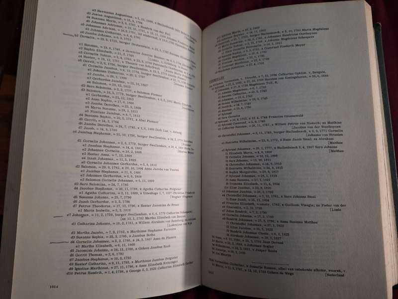 Geslagsregisters van ou Kaapse families/Genealogies of old SA Families Vol 3 S-Z/1966