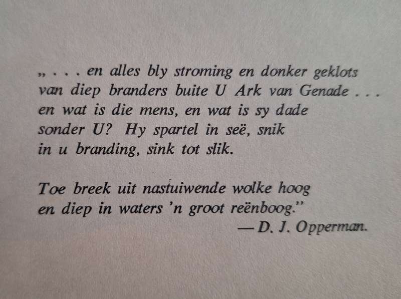 HIER STAAN ONS-Saamgestel deur AP van der Golf-Afrikaanse Text.