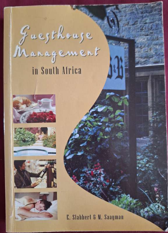 GUESTHOUSE MANAGEMENT IN SOUTH AFRICA-E Slabbert&GW Saayman-2003 English Text