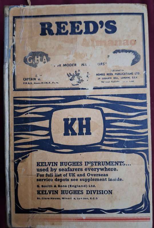 REED's NAUTICAL ALMANAC and Tide Tables for 1965- Oswald M Watts