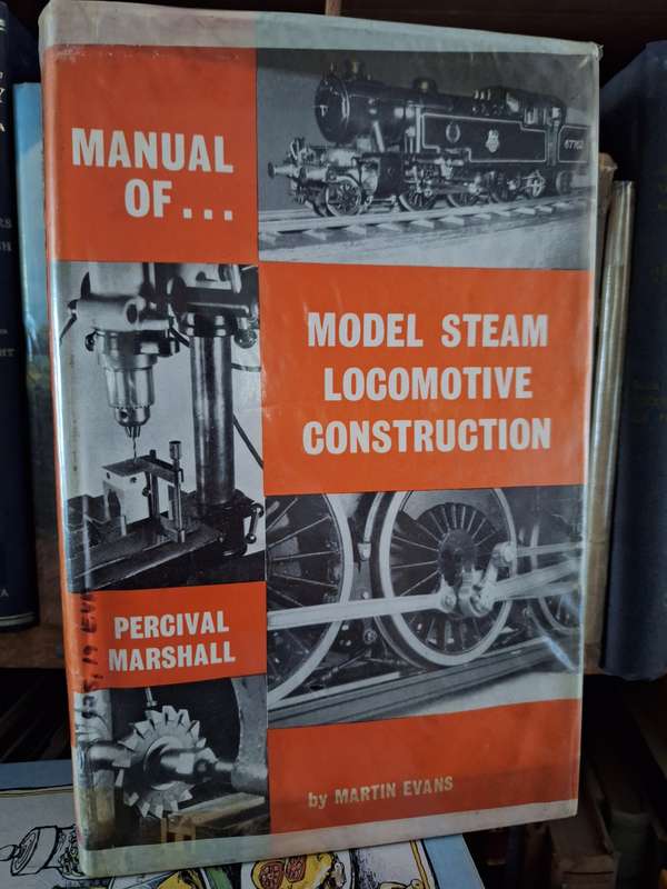 MARTIN EVANS-Model steam Locomotive Construction -1960 edition. Locomotives- Rare edition.