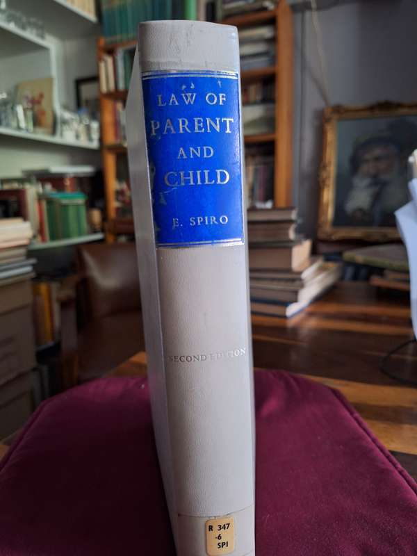 E SPIRO-Law of Parent and Child-1959-South African Law