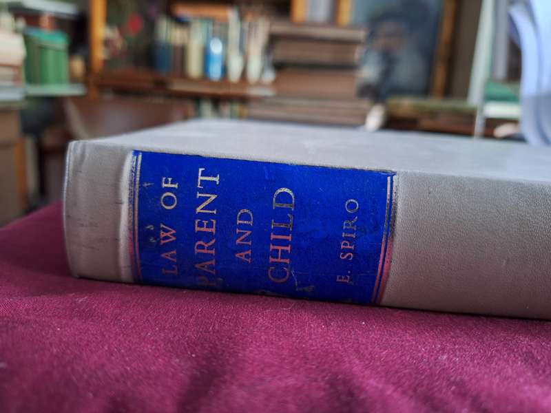 E SPIRO-Law of Parent and Child-1959-South African Law
