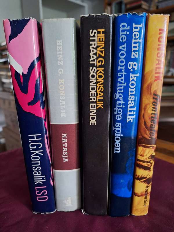 HEINZ G KONSALIK- 5 BOOKS Ensemble -Afrikaans