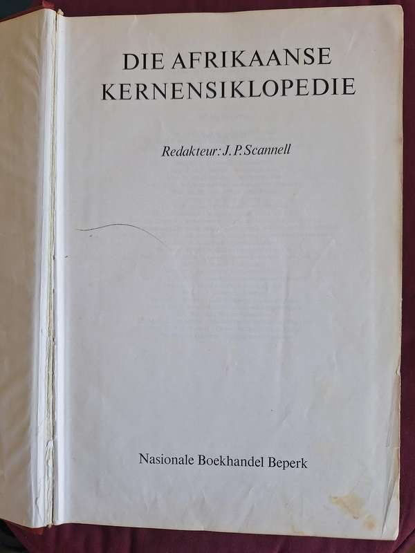 AFRIKAANSE KERN-ENSIKLOPEDIE 1965 FIRST EDITION