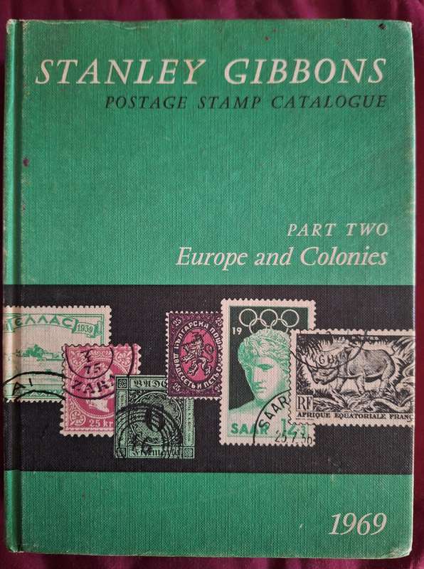 STANLEY GIBBONS postage stamp catalogue part 2 Europe and Colonies 1969