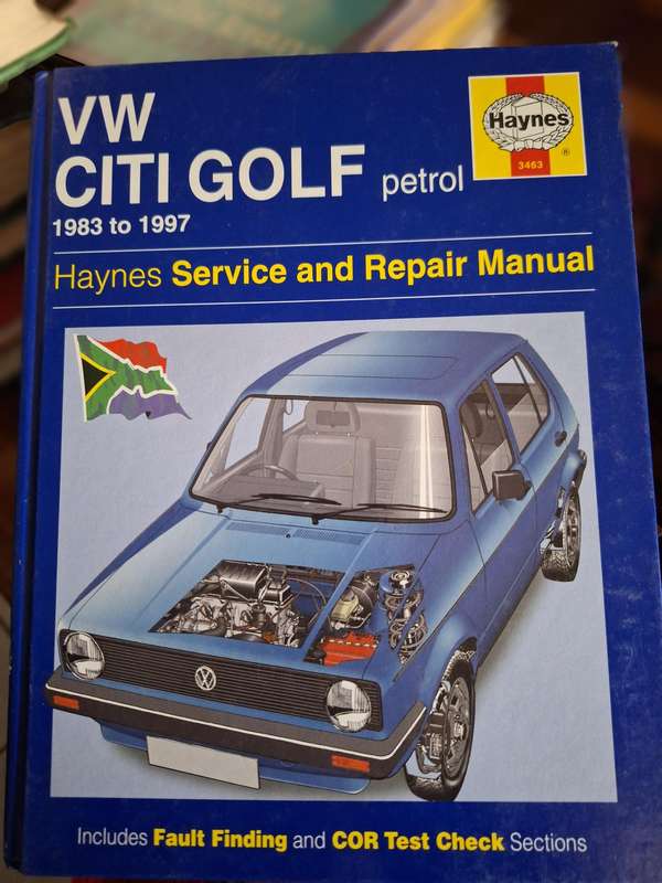 VW CITI GOLF petrol 1983 to 1997, Haynes. Service and repair Manual.