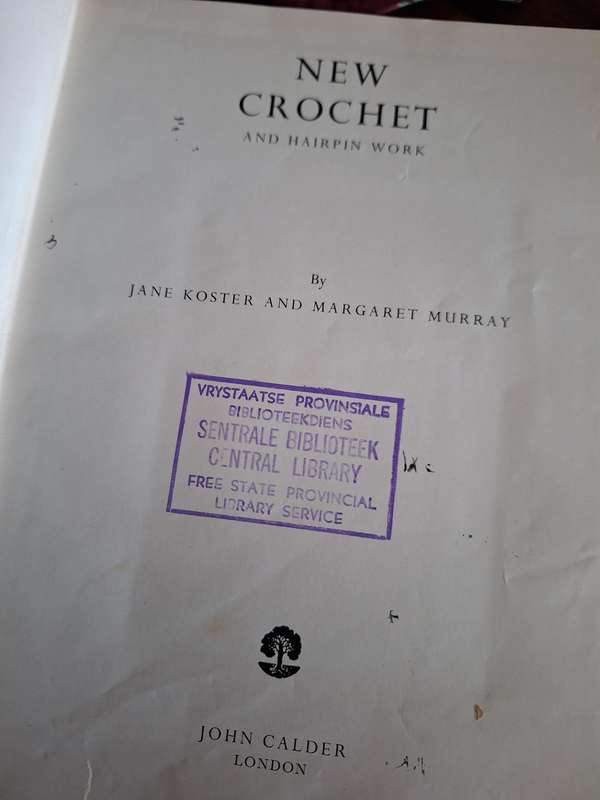 NEW CROCHET and hairpin work by Jane koster and Margaret Murray -1955