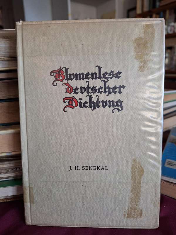 BLUMELESE DEUTSCHER DICHTUNG -JH Senekal 1964