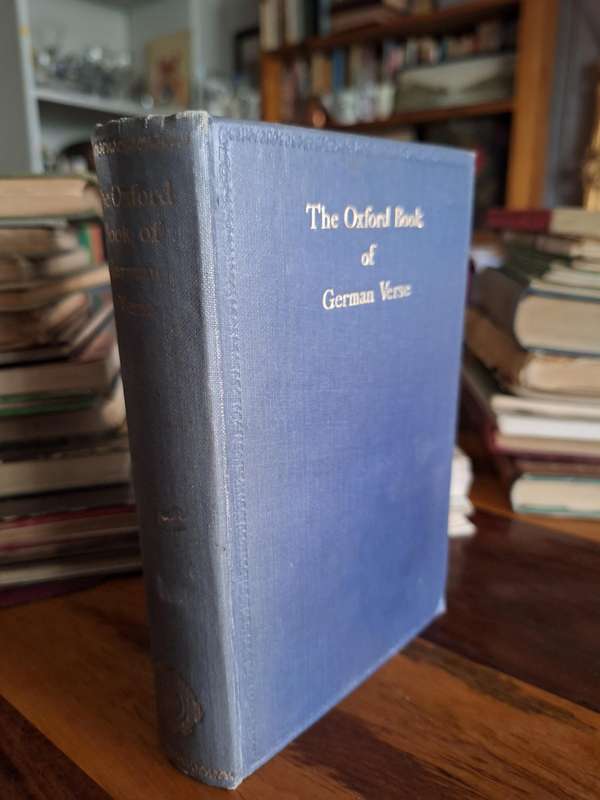 The Oxford Book of German Verse - HG Fiedler -1957 German