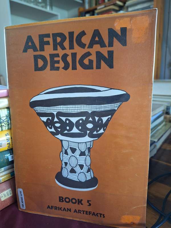 AFRICAN DESIGN Book 5 African Artifact - designe by Lunell Kruger & Zandra Klapwijk /RARE- 2007