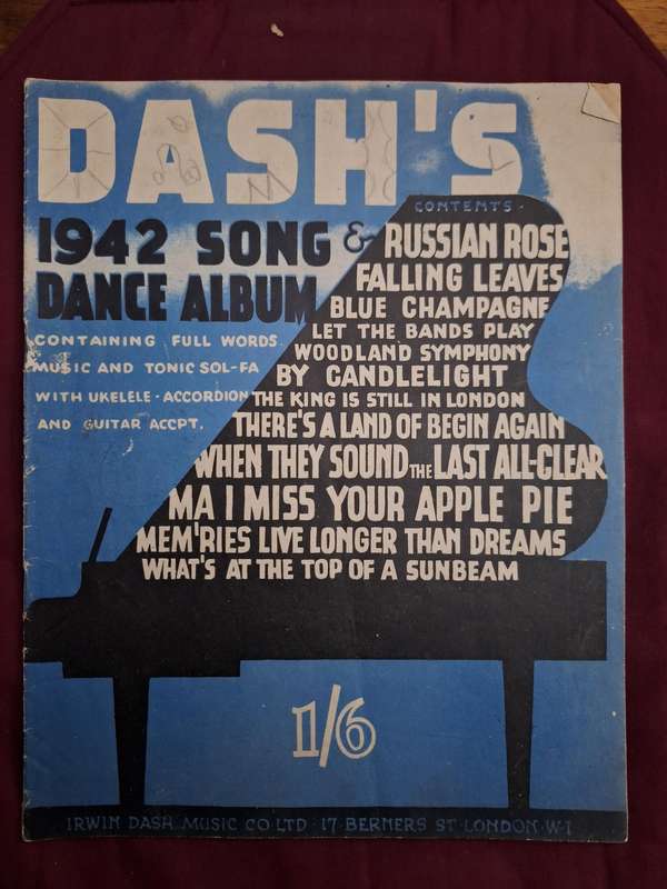 SHEET MUSIC-DASH'S 1942 song and dance album - pp28