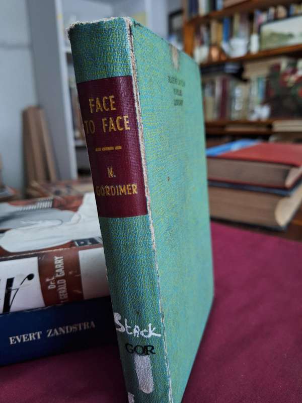Face to face Short Stories by Nadine Gordimer - 1949 - first edition.