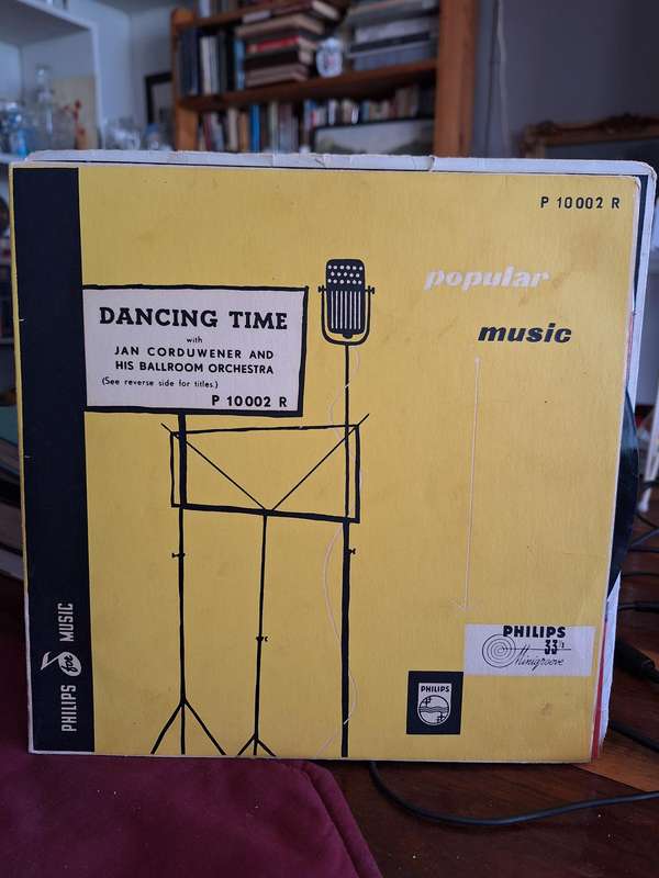 Vinyl-DANCING TIME with Jan Corduwener and His ballroom orchestra. Music