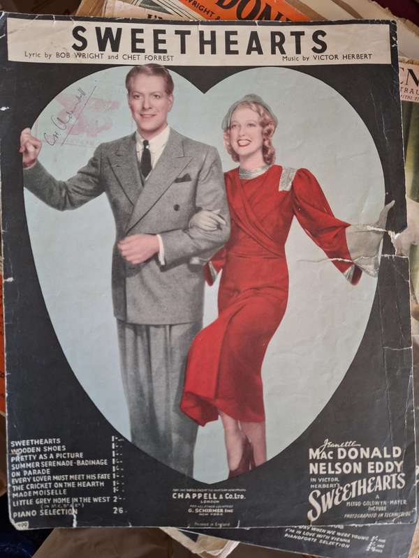 SHEET MUSIC - Sweethearts music by Victor Herbert. pp4