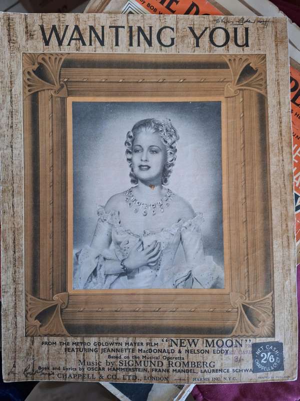 SHEET MUSIC - Wanting you - Sigmund Romberg pp6