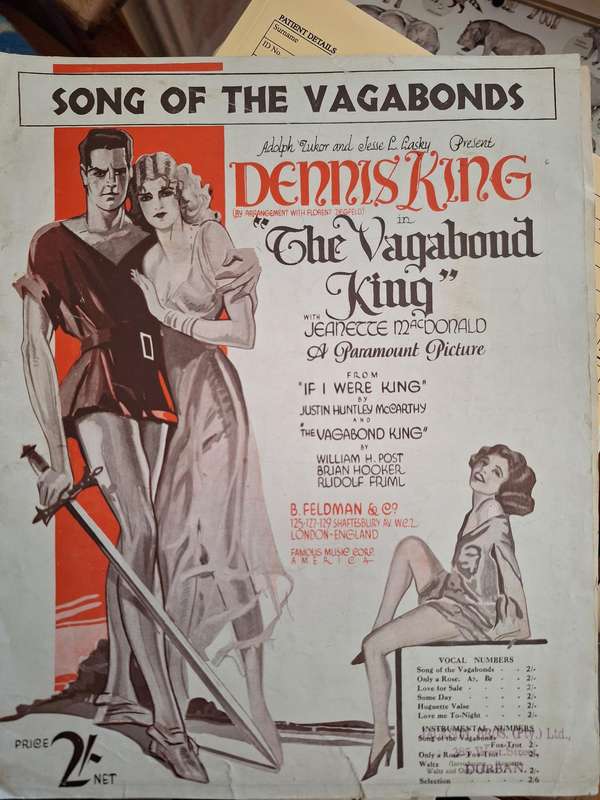 SHEET MUSIC - Song of the vagabonds music by Rudolf Friml. pp8
