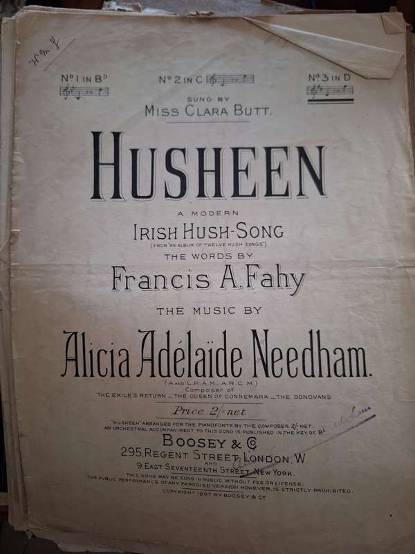 SHEET MUSIC - HUSHEEN music by Alicia Adelaide Needham. pp6