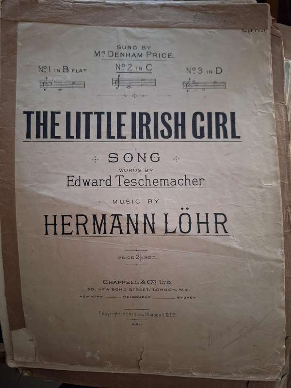 SHEET MUSIC - The Little Irish Girl by Hermann Lohr - pp8
