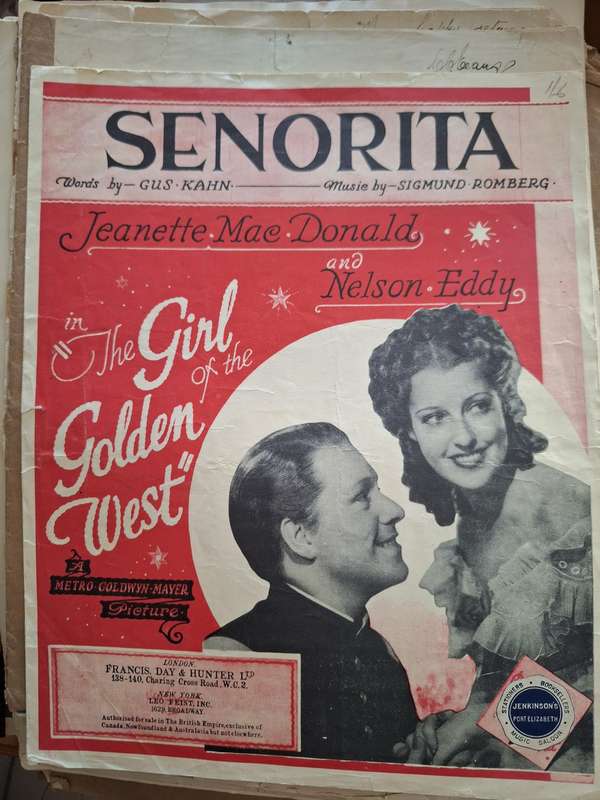 SHEET MUSIC - SENORITA - Sigmund Romberg. pp4