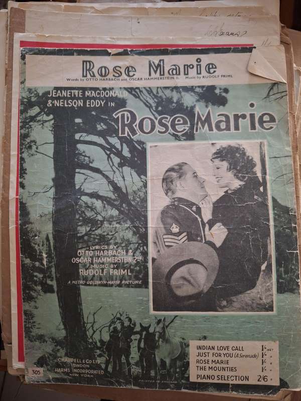 SHEET MUSIC - ROSIE MARIE - Rudolf Friml. pp4