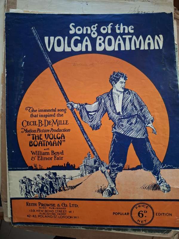 SHEET MUSIC - Song of the VOLGA BOATMAN - O Petrosky. pp4