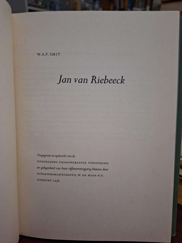 W.A.P. SMIT Jan Van Riebeeck - 1956