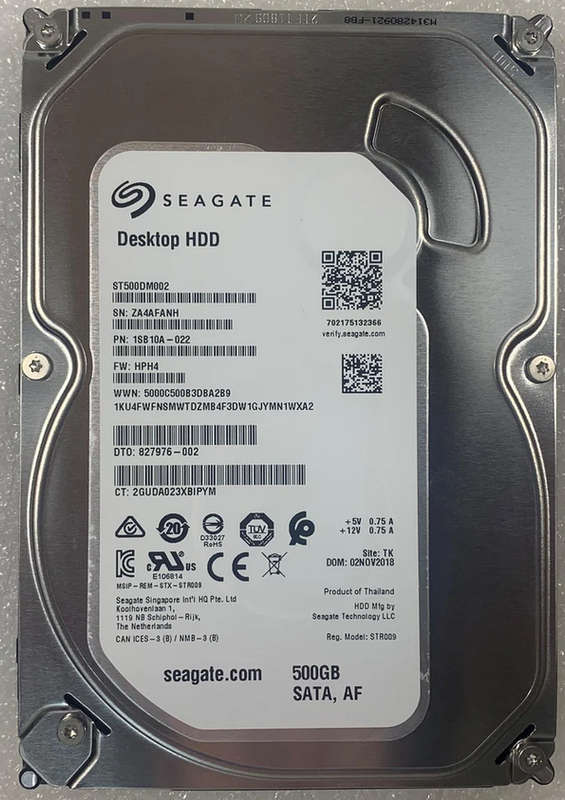 500Gb SATA Desktop HDD
