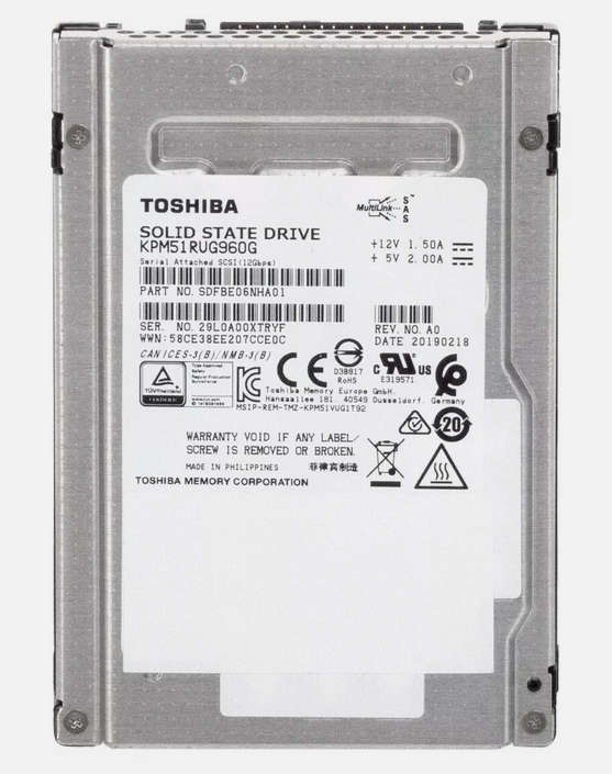 SSD Toshiba 960GB Tlc SAS-3 2.5 " Inch