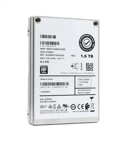 dell EMC 1.6Tb SAS SSD 2.5' - HUSMM3216ASS204