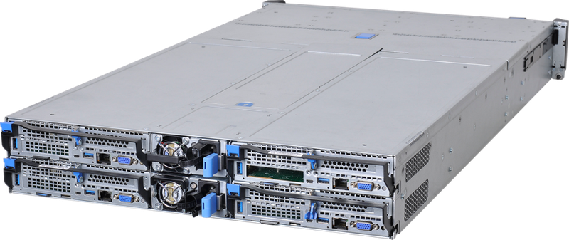 Quanta T42S-2U  8x Intel Xeon E5-2630 v4 @ 2.20GHz | 80 Cores | 2U 4-Node Server | 6-Month Warranty