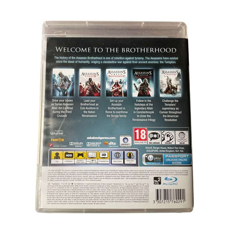 PS3 Assassin's Creed Heritage Collection