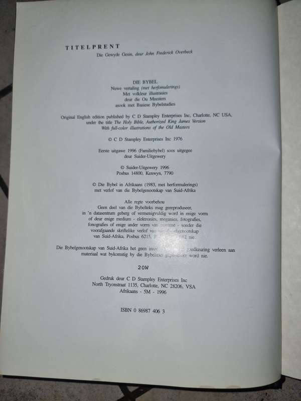 Die bybel 1996