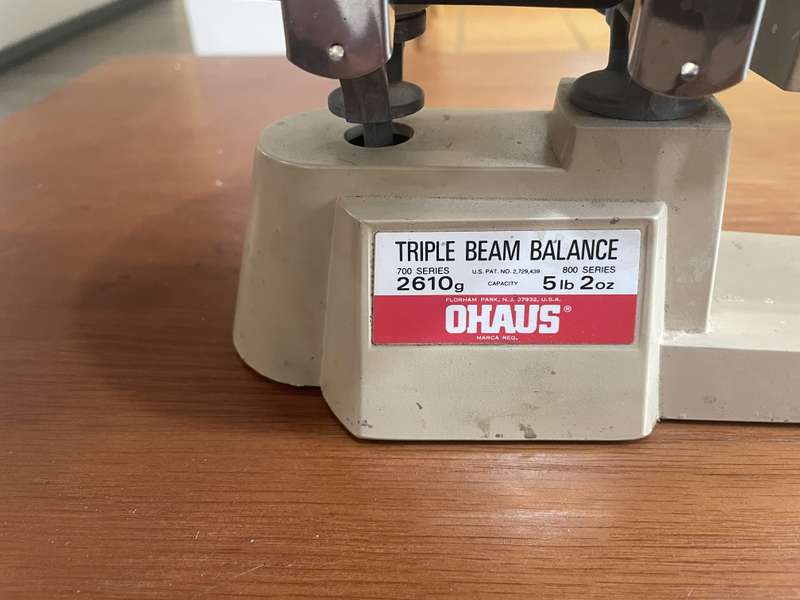 SCALE - TRIPLE BEAM BALANCE